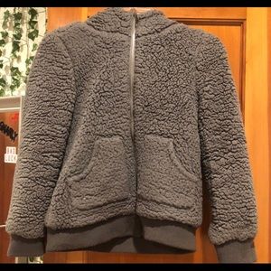 a fuzzy jacket for kids from tillys